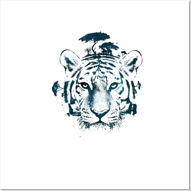 White Tiger Final Wall Art by astronaut